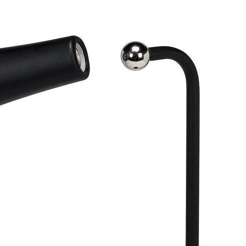 4 Piece Slim Cone LED Lamp - Black